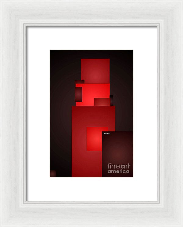 Framed Print - All In Red