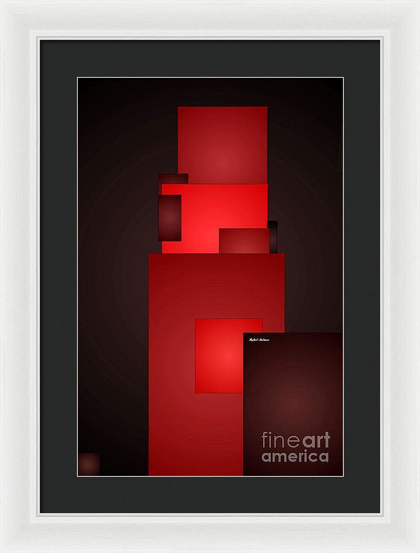 Framed Print - All In Red