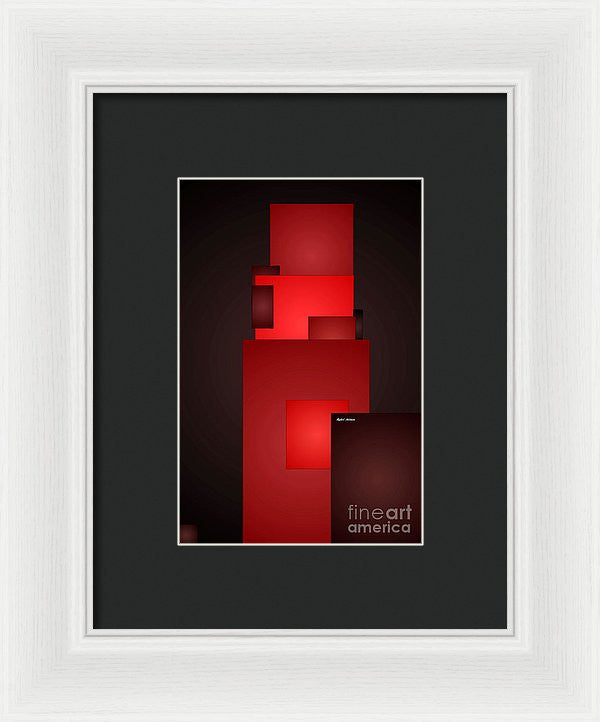 Framed Print - All In Red