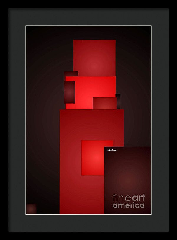 Framed Print - All In Red