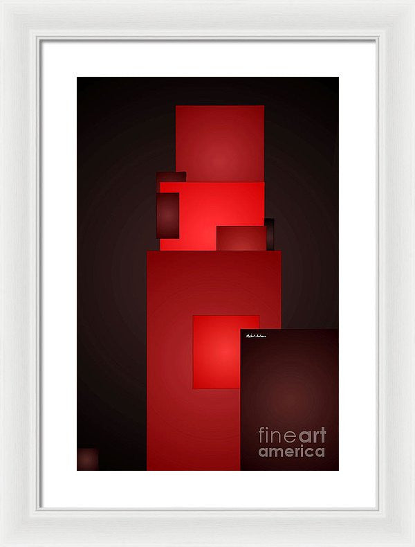 Framed Print - All In Red