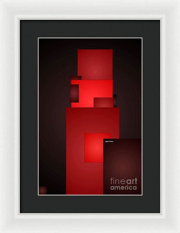 Framed Print - All In Red