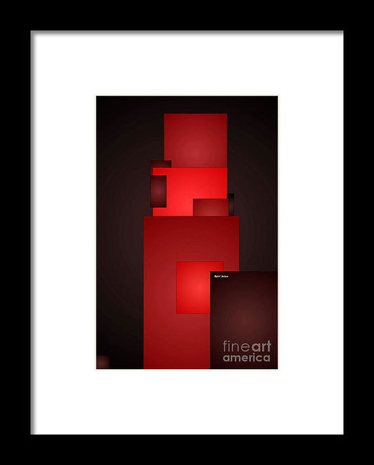 Framed Print - All In Red