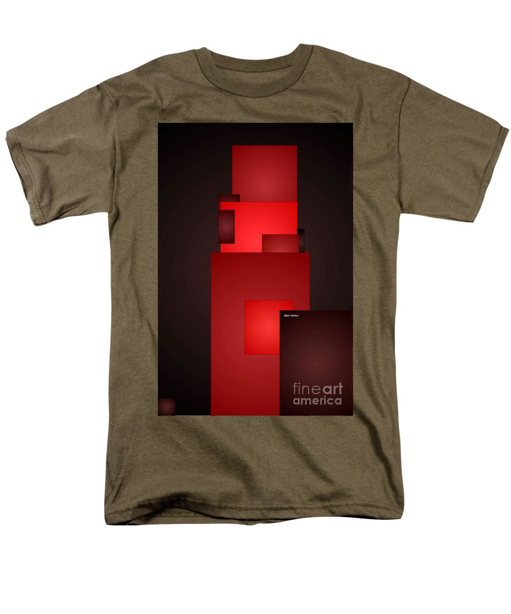 T-shirt pour homme (coupe standard) - Tout en rouge