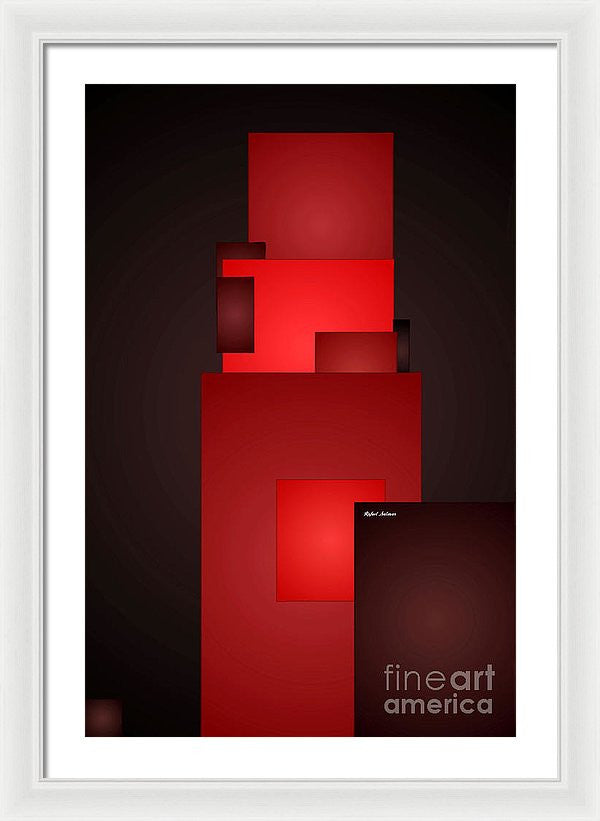 Framed Print - All In Red