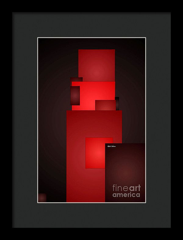 Framed Print - All In Red