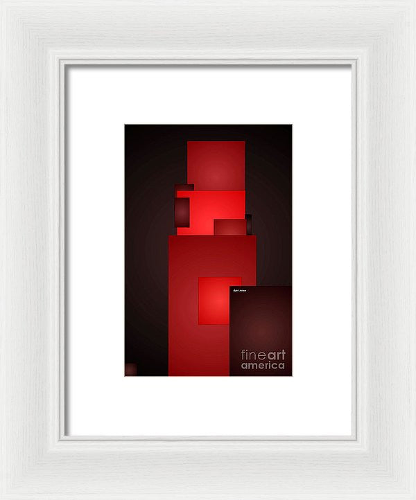 Framed Print - All In Red