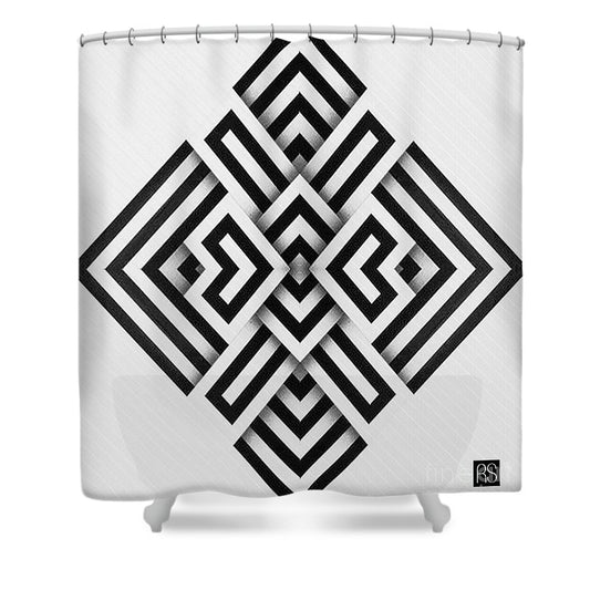 All the Roads go to Art - Shower Curtain