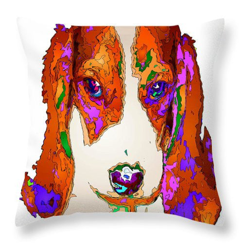 Throw Pillow - Am I Cute Or What. Pet Series