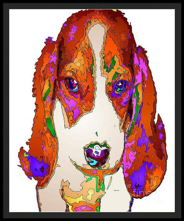 Framed Print - Am I Cute Or What. Pet Series