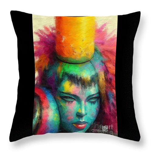 Another day at the office - Throw Pillow
