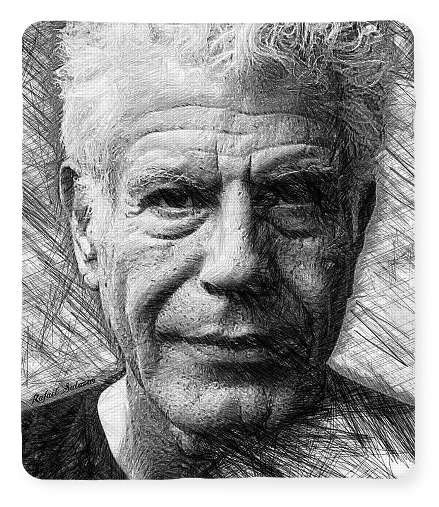 Anthony Bourdain - Dessin à l'encre - Couverture