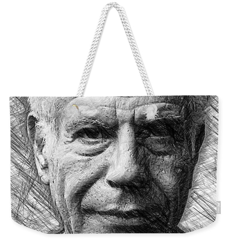 Anthony Bourdain - Ink Drawing - Weekender Tote Bag