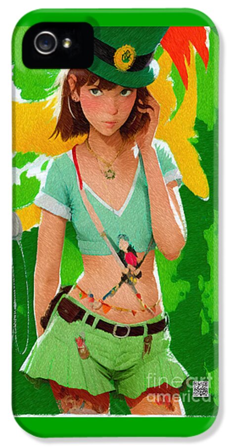 Aoife wishes you a Happy St. Patrick's day - Phone Case