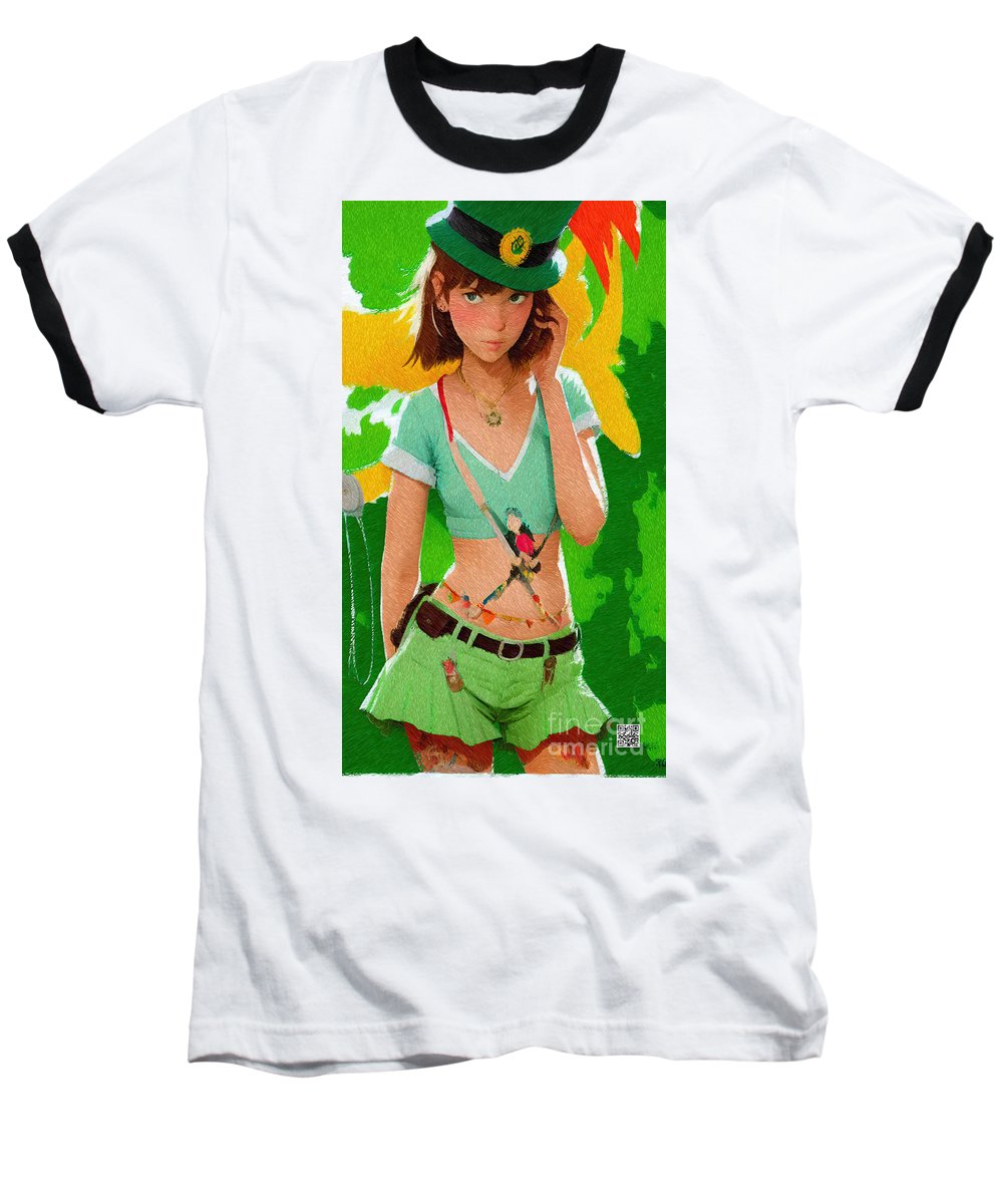Aoife wishes you a Happy St. Patrick's day - Baseball T-Shirt