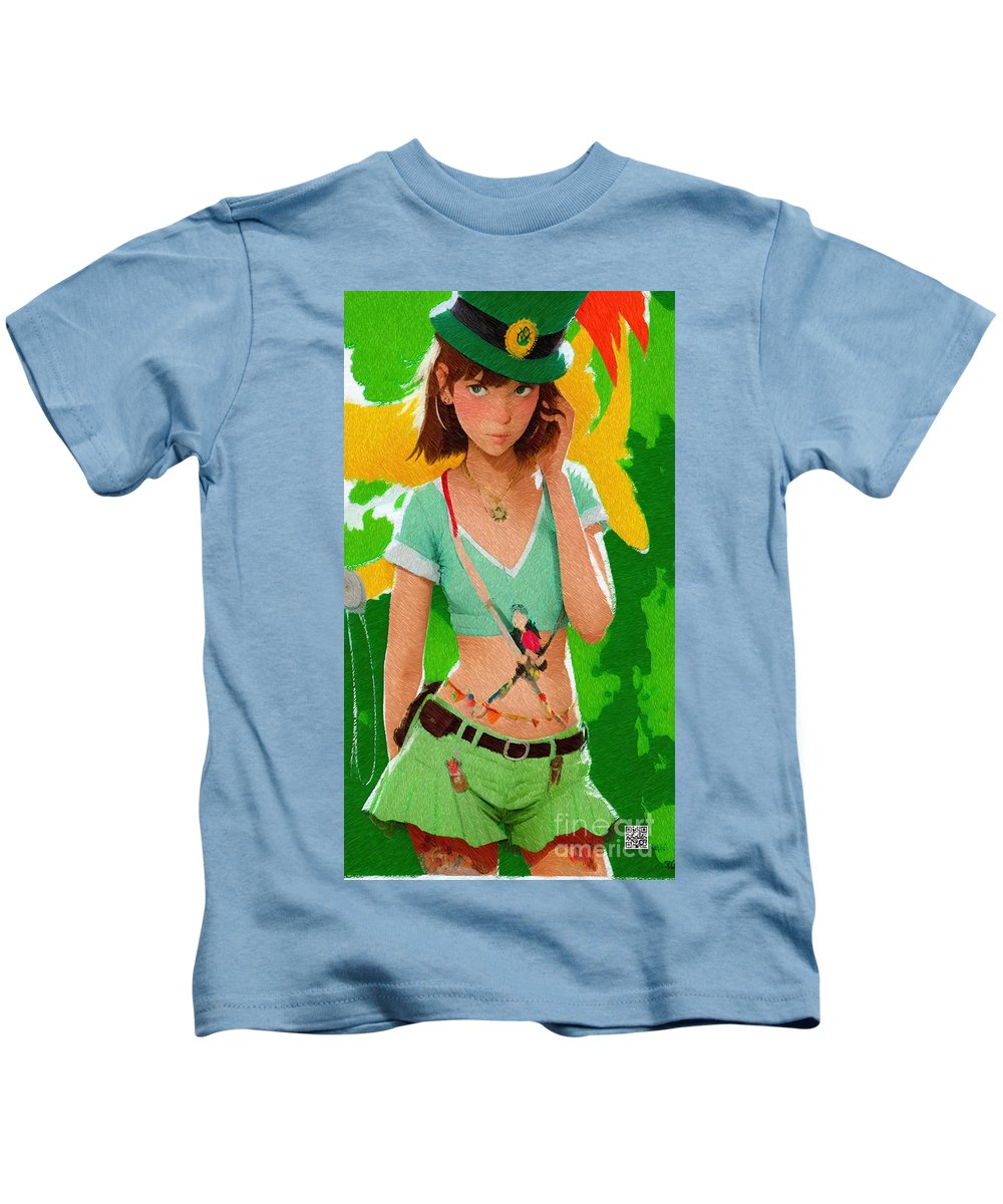 Aoife wishes you a Happy St. Patrick's day - Kids T-Shirt