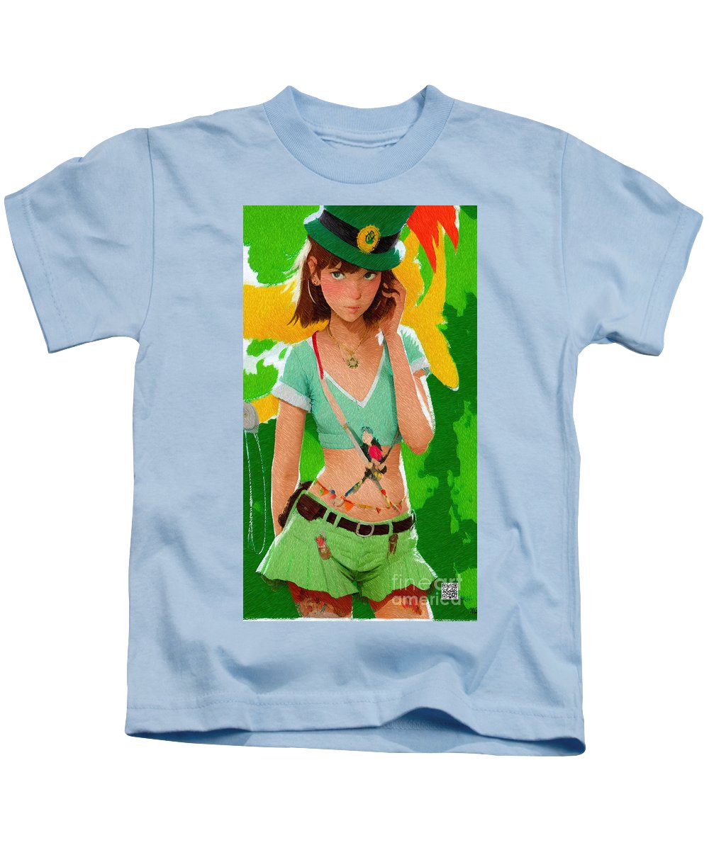 Aoife vous souhaite une joyeuse Saint-Patrick - T-shirt pour enfants