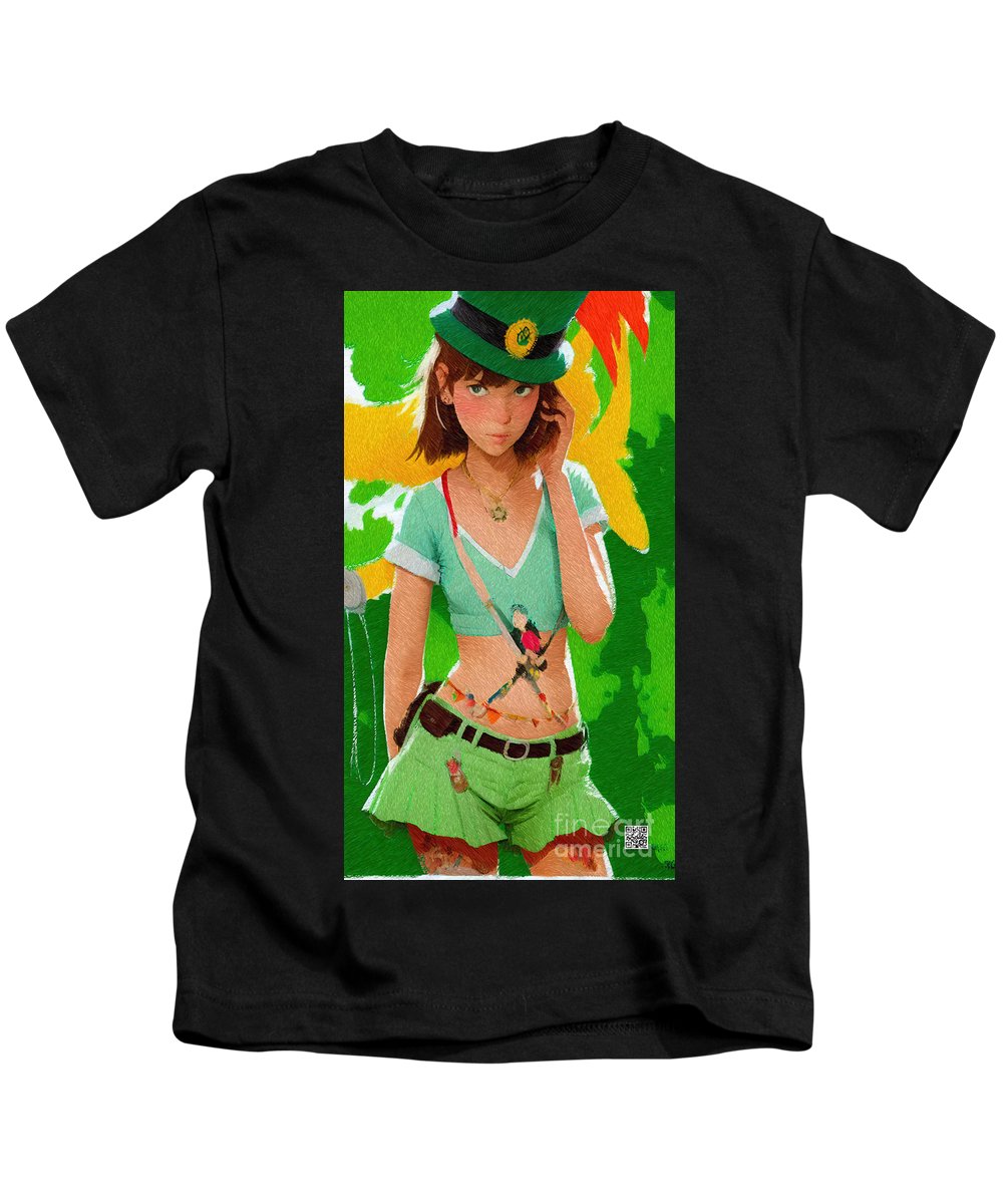 Aoife vous souhaite une joyeuse Saint-Patrick - T-shirt pour enfants