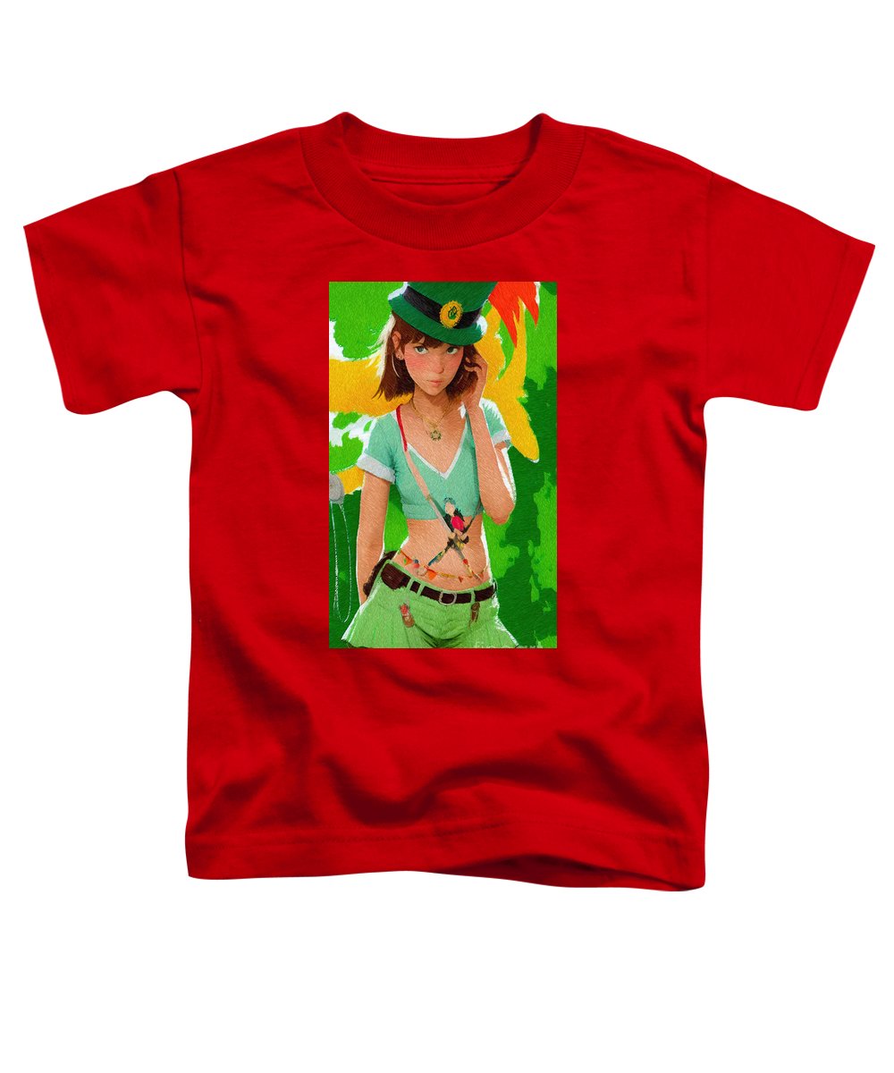 Aoife wishes you a Happy St. Patrick's day - Toddler T-Shirt