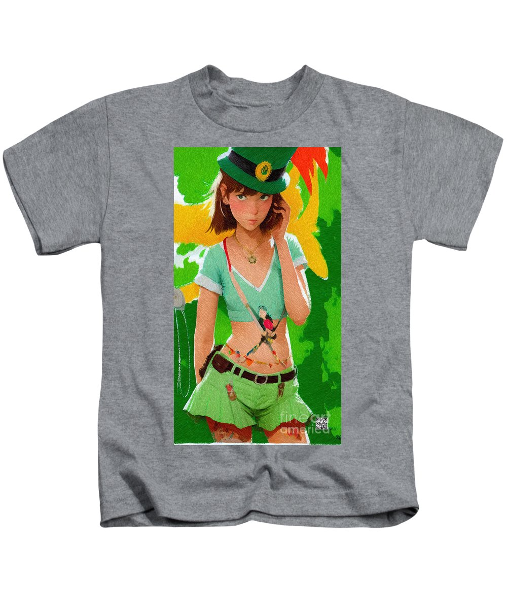 Aoife wishes you a Happy St. Patrick's day - Kids T-Shirt