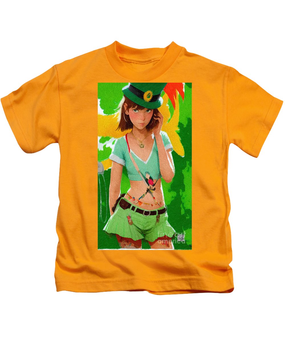 Aoife wishes you a Happy St. Patrick's day - Kids T-Shirt