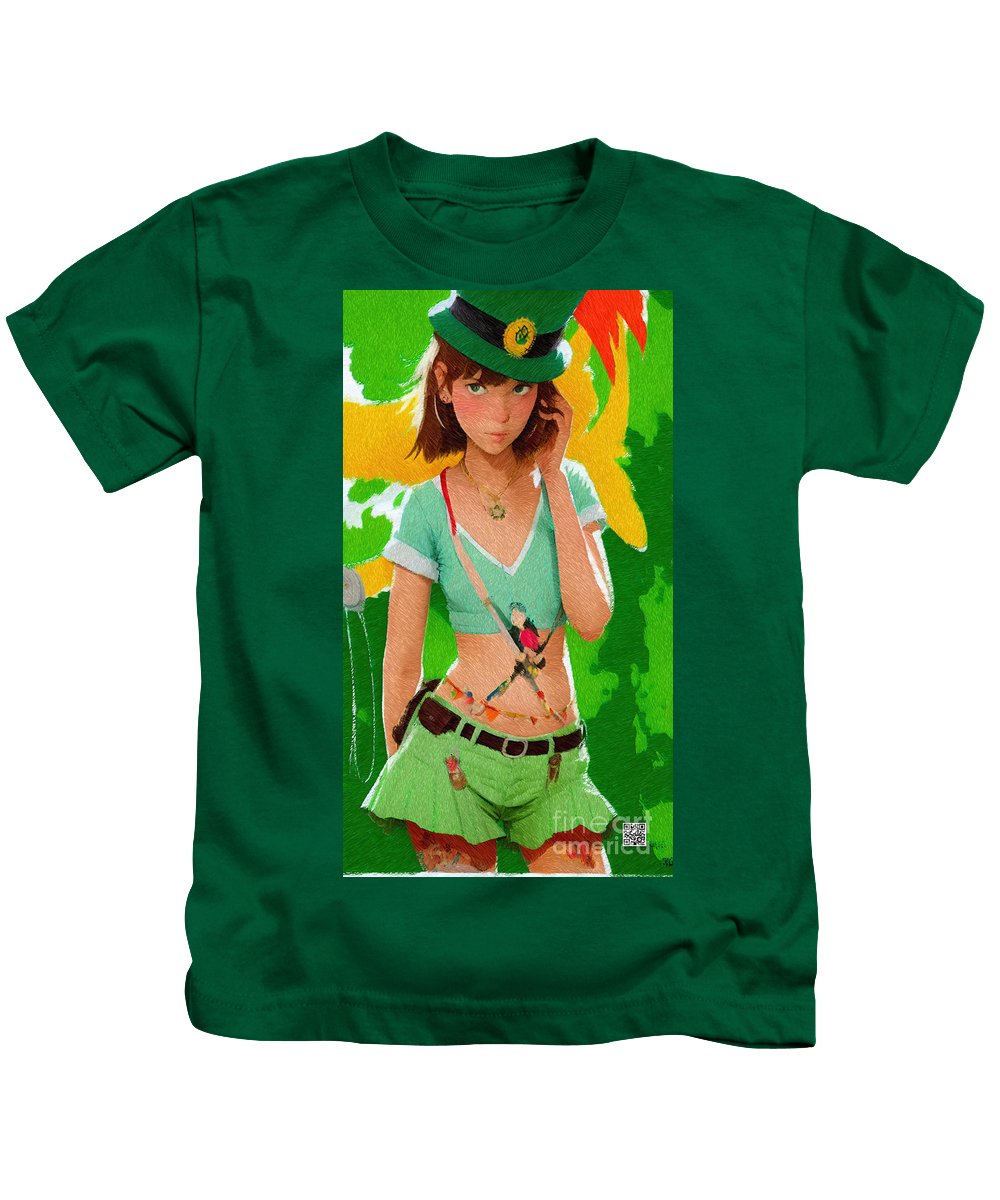 Aoife wishes you a Happy St. Patrick's day - Kids T-Shirt