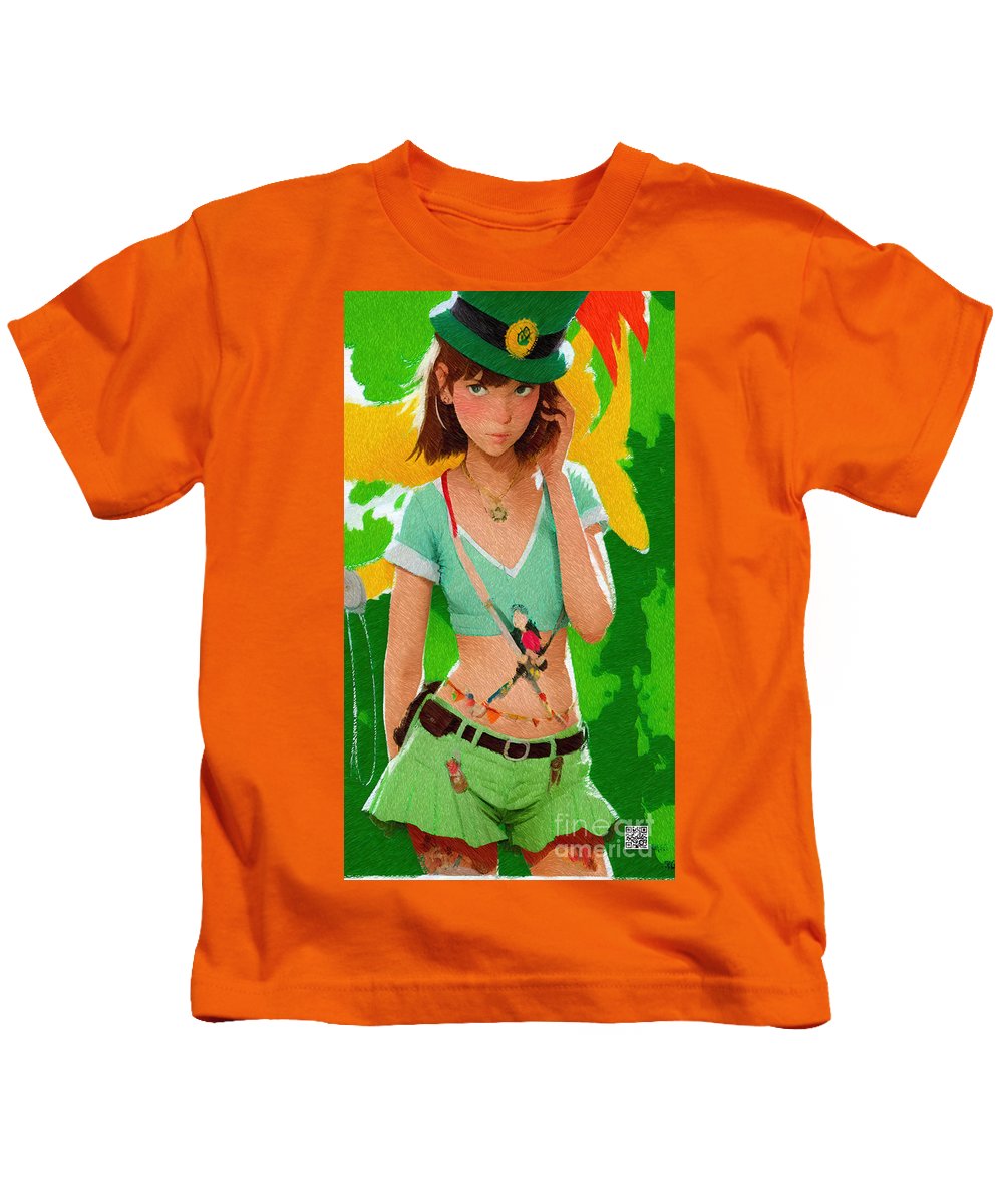 Aoife wishes you a Happy St. Patrick's day - Kids T-Shirt