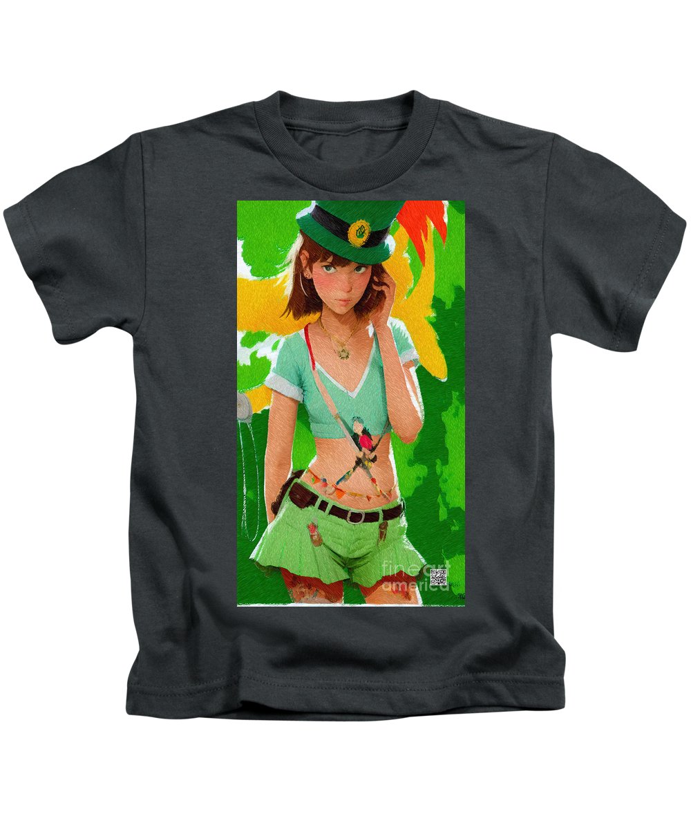 Aoife vous souhaite une joyeuse Saint-Patrick - T-shirt pour enfants