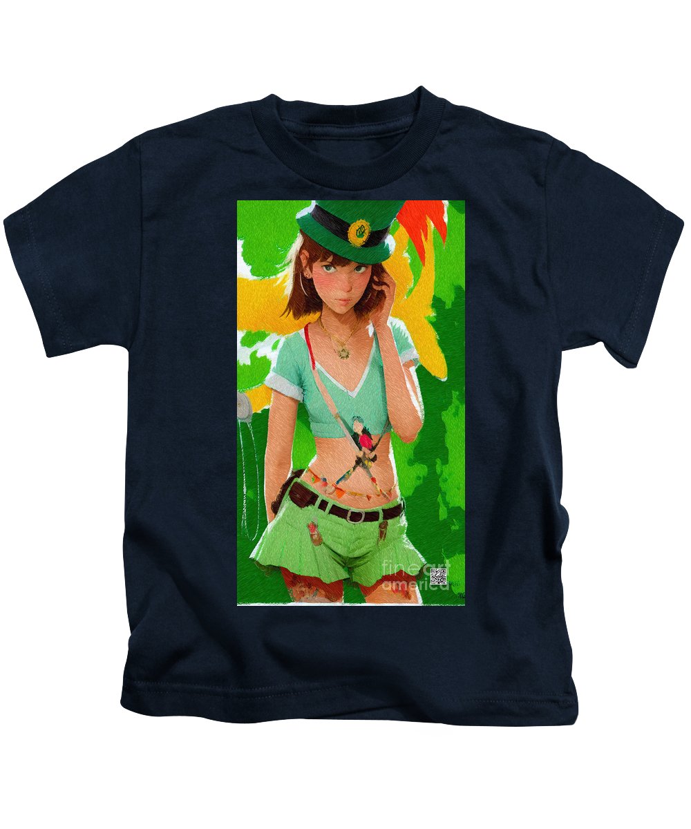 Aoife wishes you a Happy St. Patrick's day - Kids T-Shirt