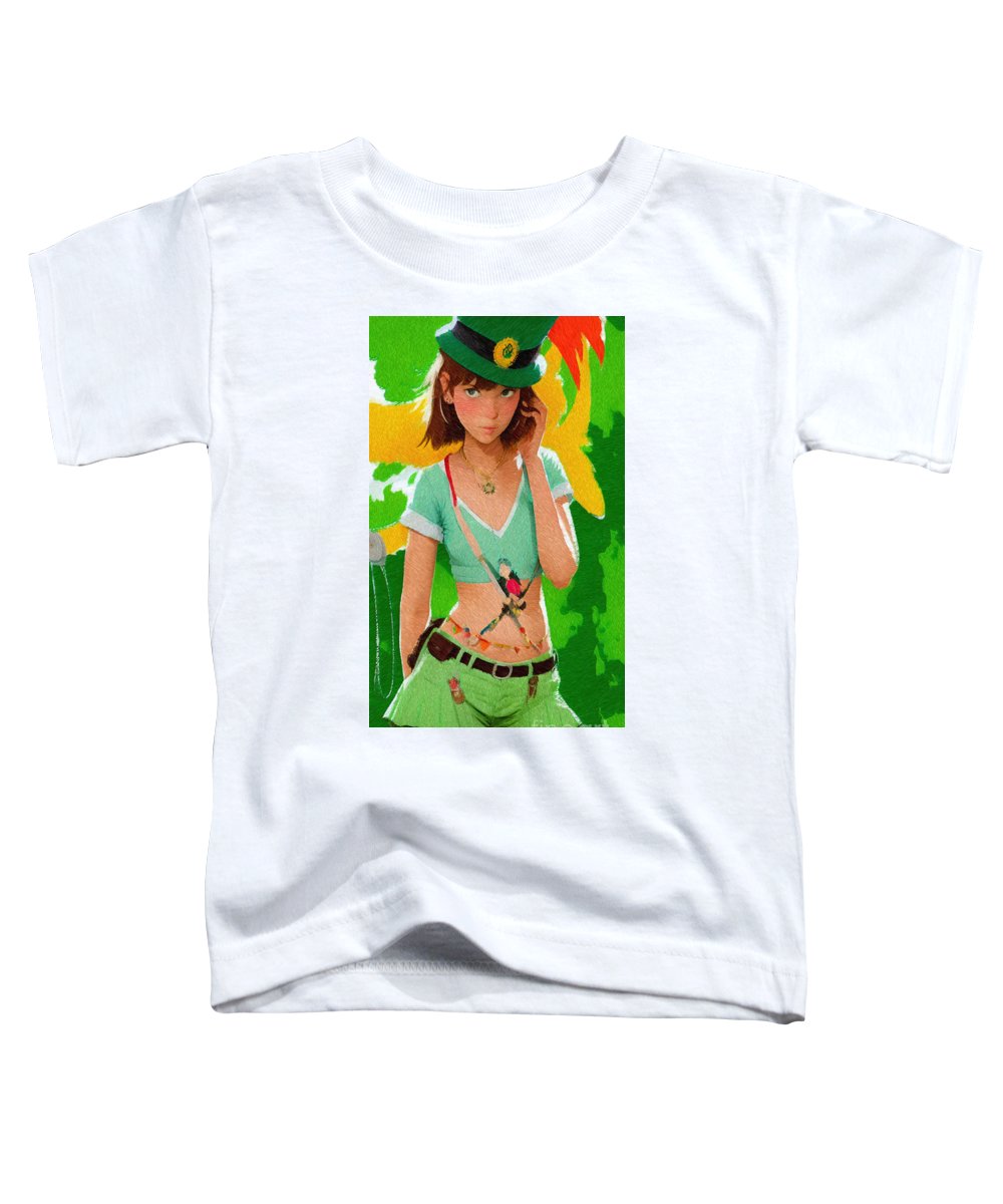 Aoife wishes you a Happy St. Patrick's day - Toddler T-Shirt