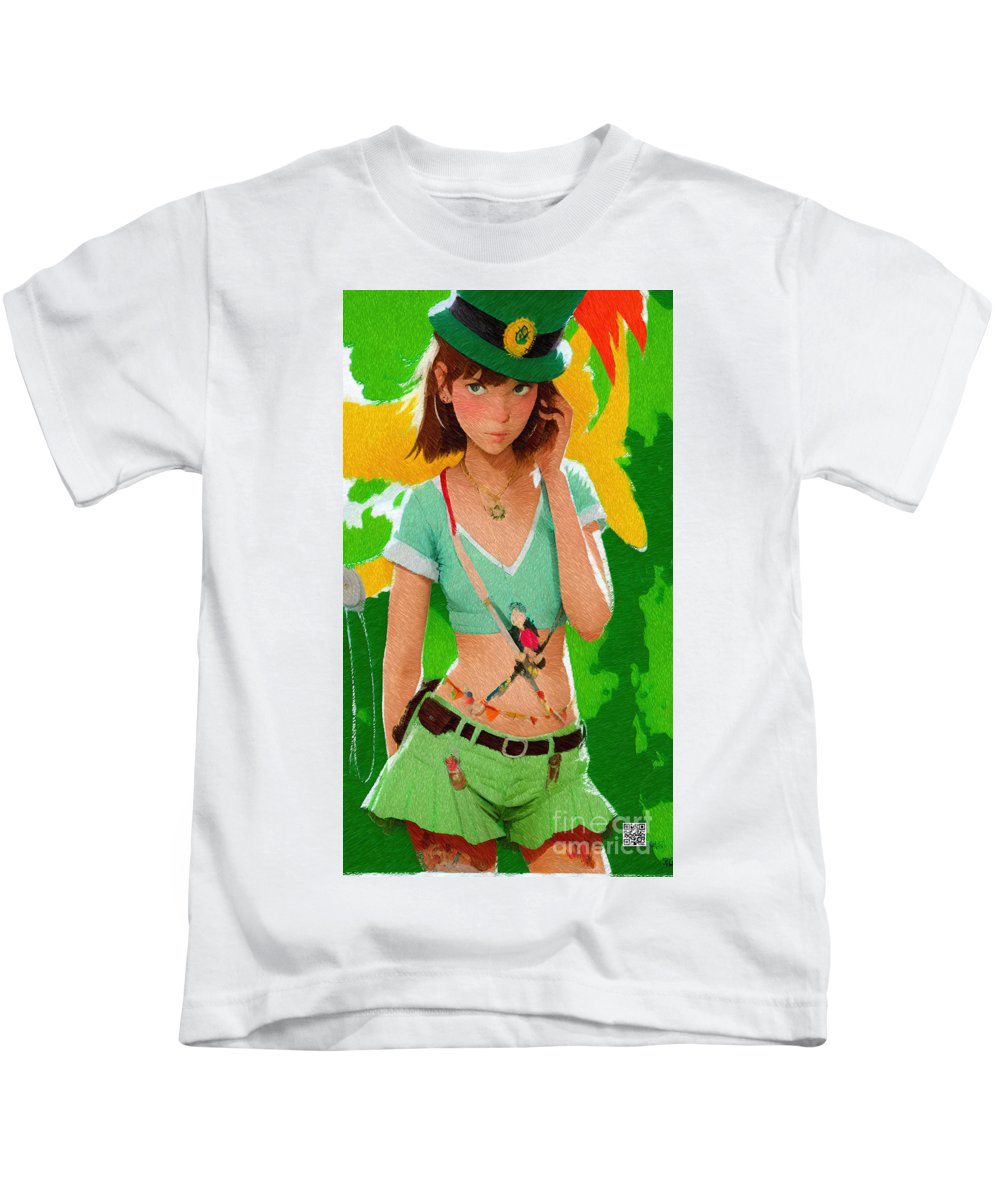 Aoife wishes you a Happy St. Patrick's day - Kids T-Shirt