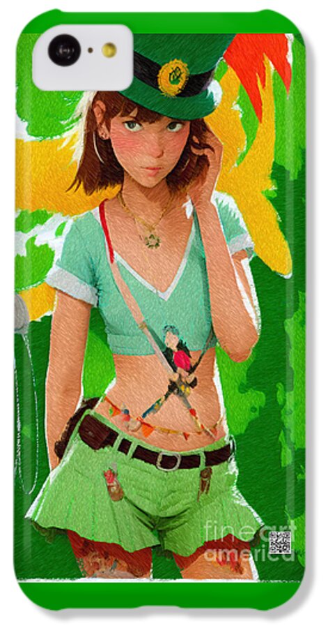 Aoife wishes you a Happy St. Patrick's day - Phone Case