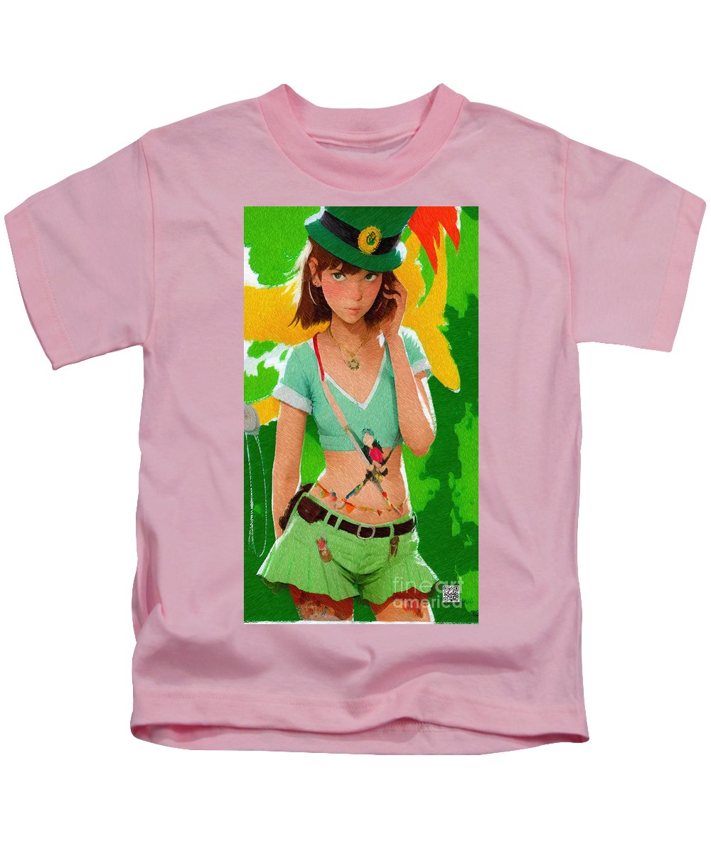 Aoife wishes you a Happy St. Patrick's day - Kids T-Shirt