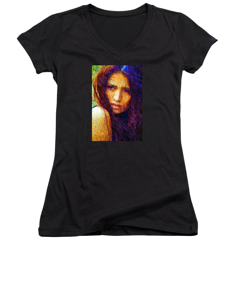 Women's V-Neck T-Shirt (Junior Cut) - Are You Sure