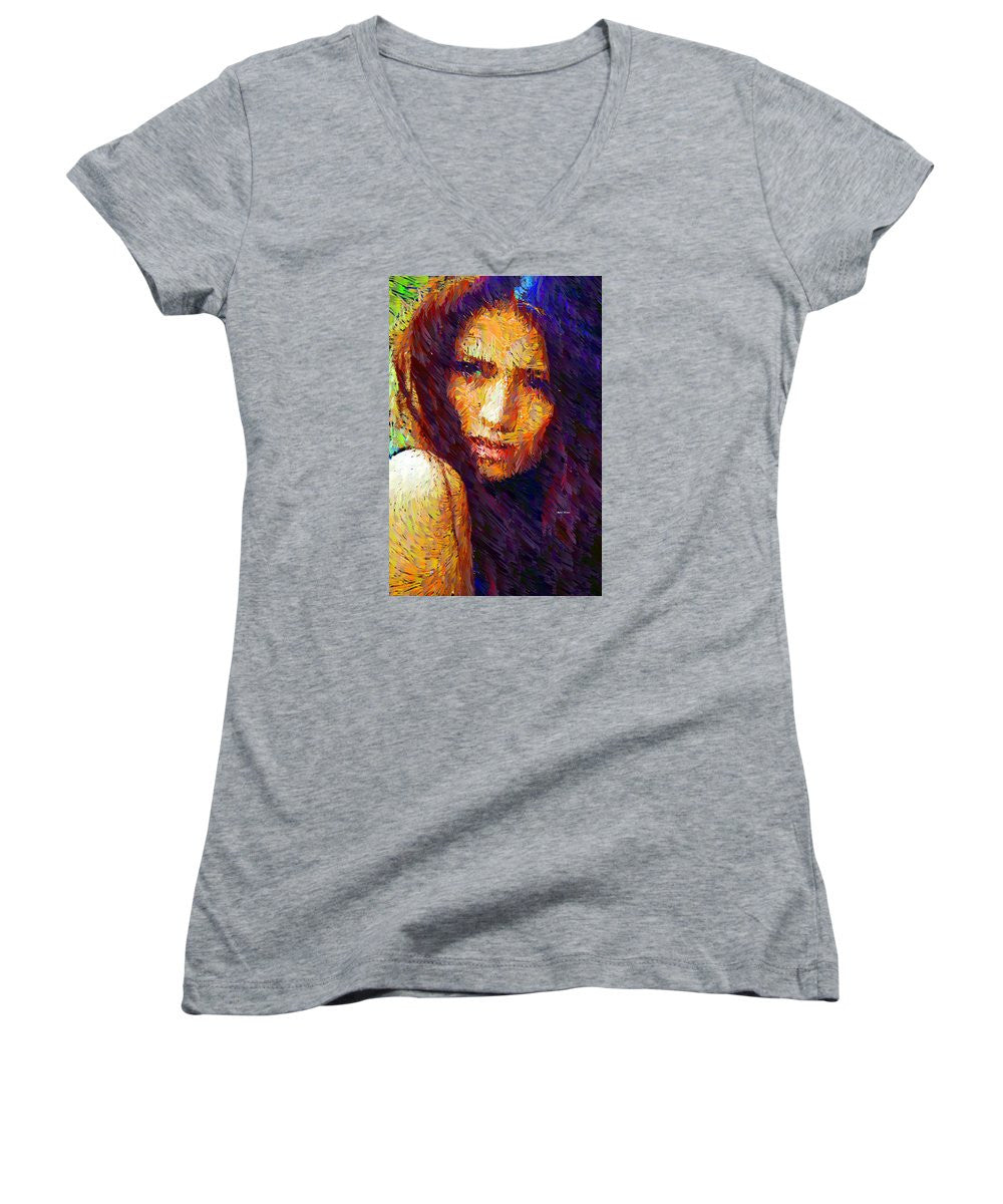 Women's V-Neck T-Shirt (Junior Cut) - Are You Sure