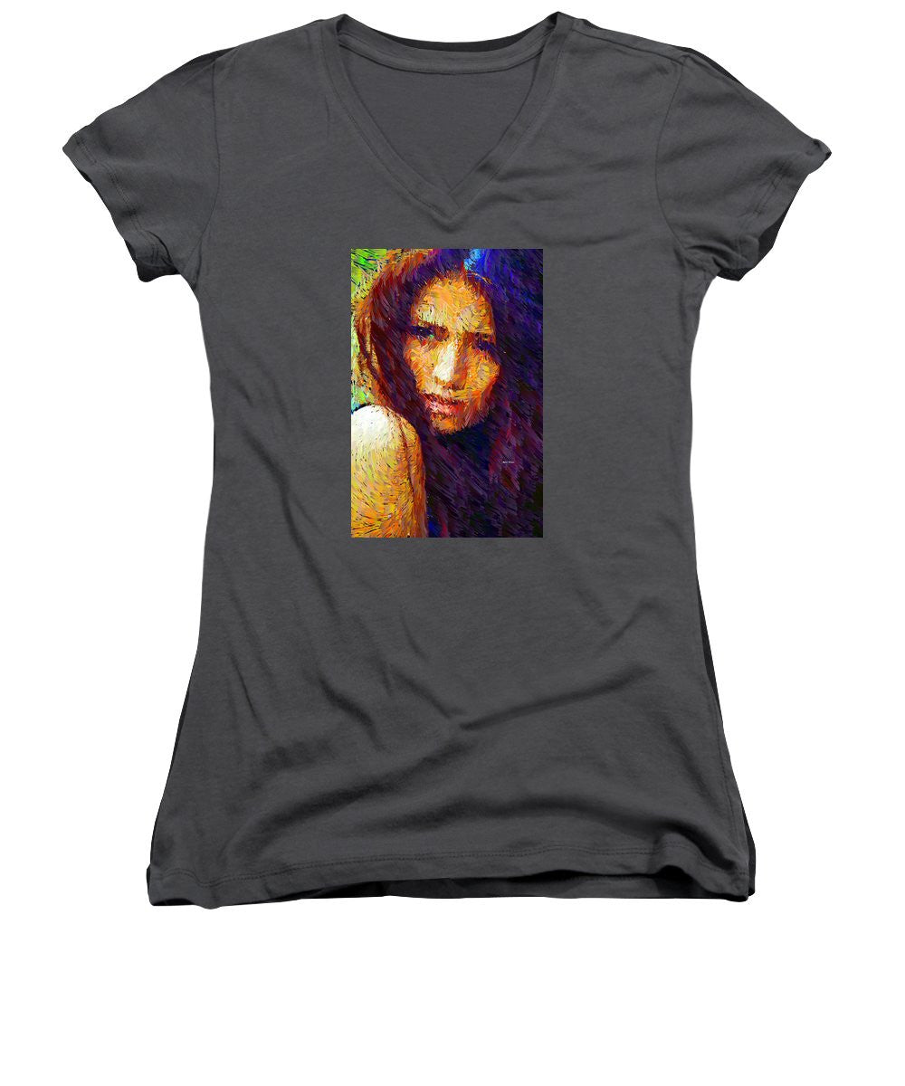 Women's V-Neck T-Shirt (Junior Cut) - Are You Sure