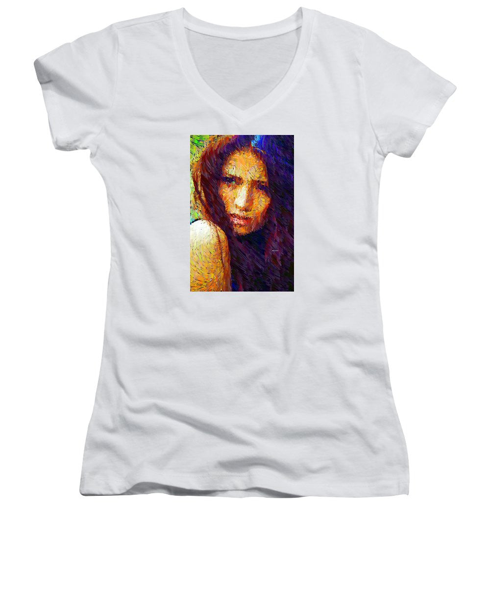 Women's V-Neck T-Shirt (Junior Cut) - Are You Sure