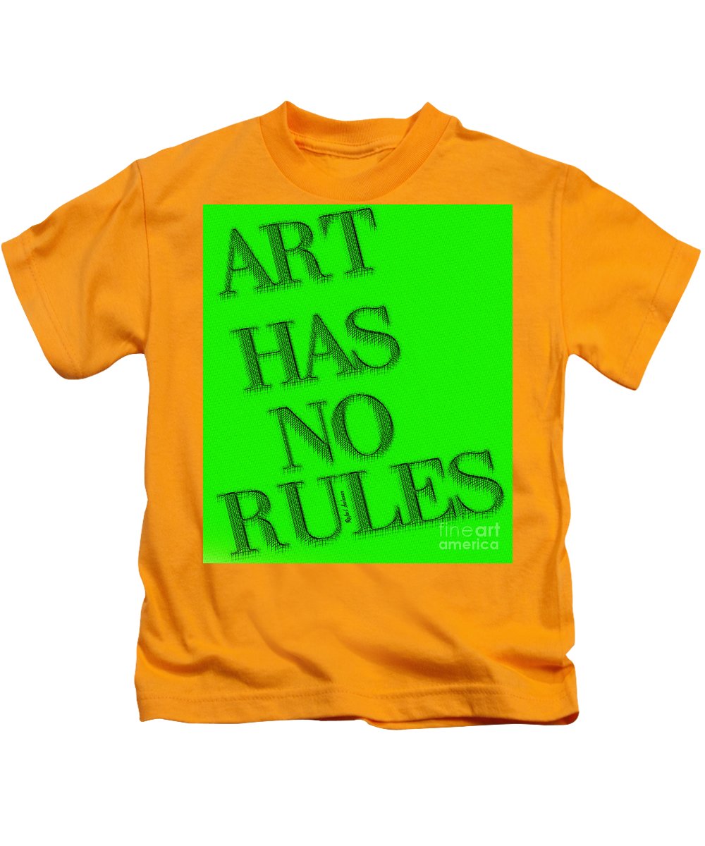 L'art n'a pas de règles - T-shirt pour enfants