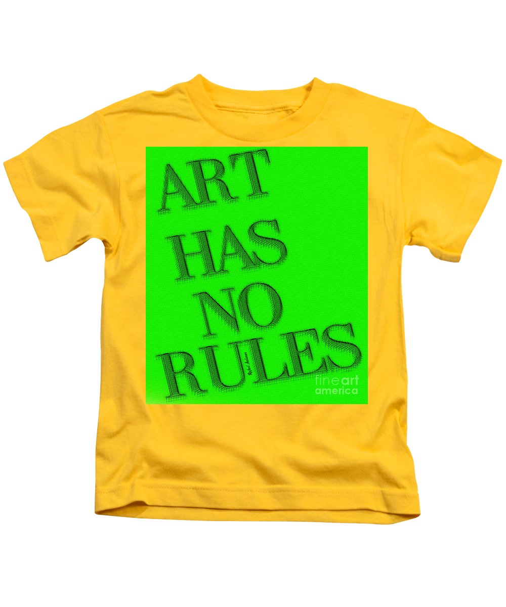 L'art n'a pas de règles - T-shirt pour enfants