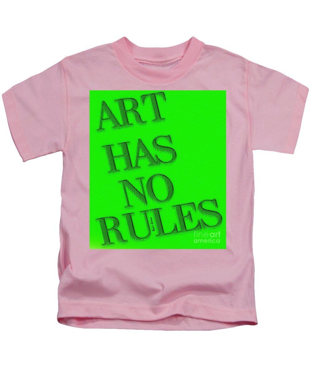 L'art n'a pas de règles - T-shirt pour enfants