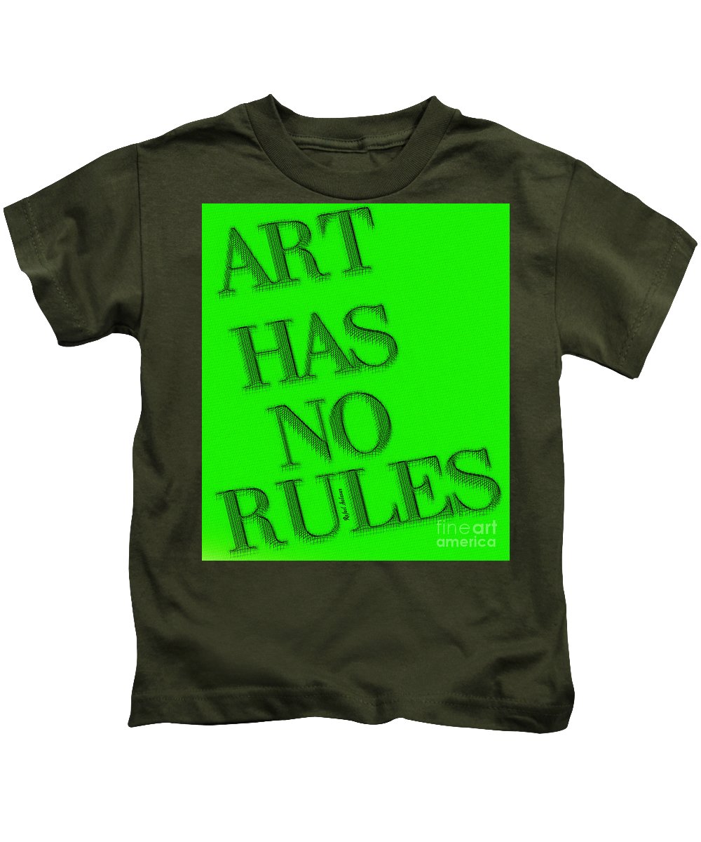 L'art n'a pas de règles - T-shirt pour enfants