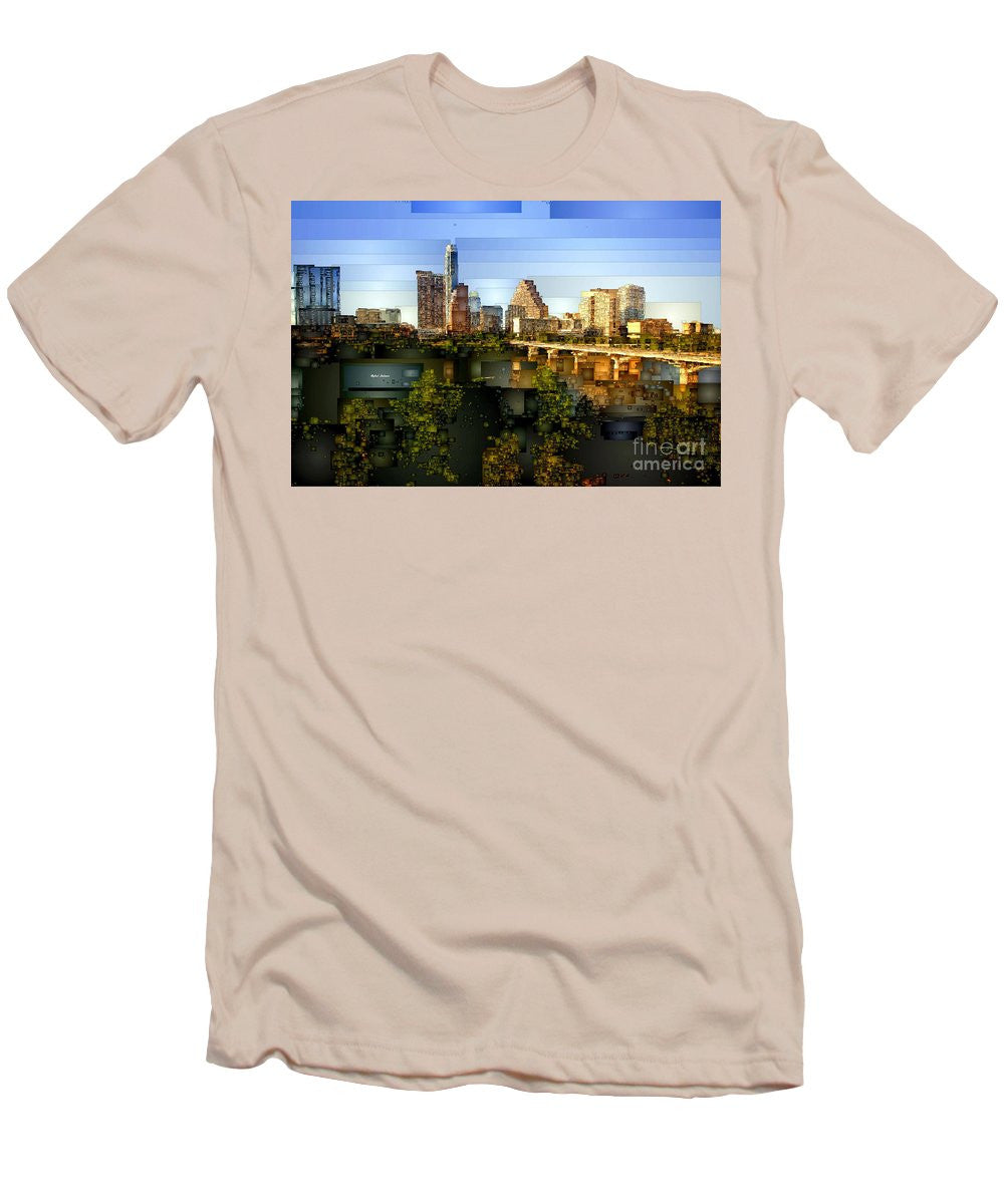 Men's T-Shirt (Slim Fit) - Austin Skyline