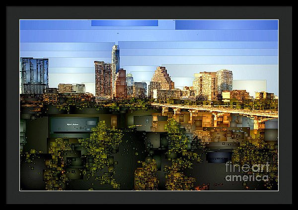 Framed Print - Austin Skyline