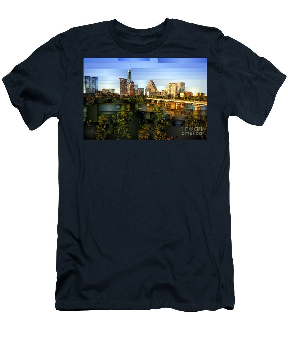 Men's T-Shirt (Slim Fit) - Austin Skyline