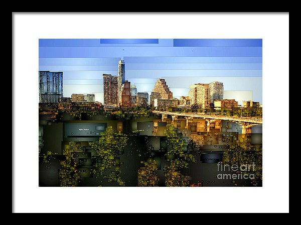 Framed Print - Austin Skyline