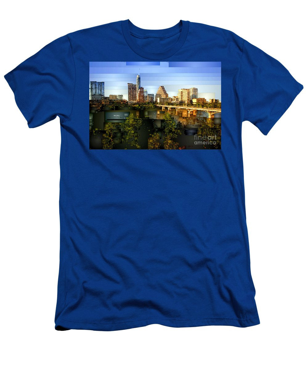 T-shirt pour homme (coupe ajustée) - Austin Skyline