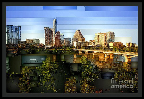 Framed Print - Austin Skyline