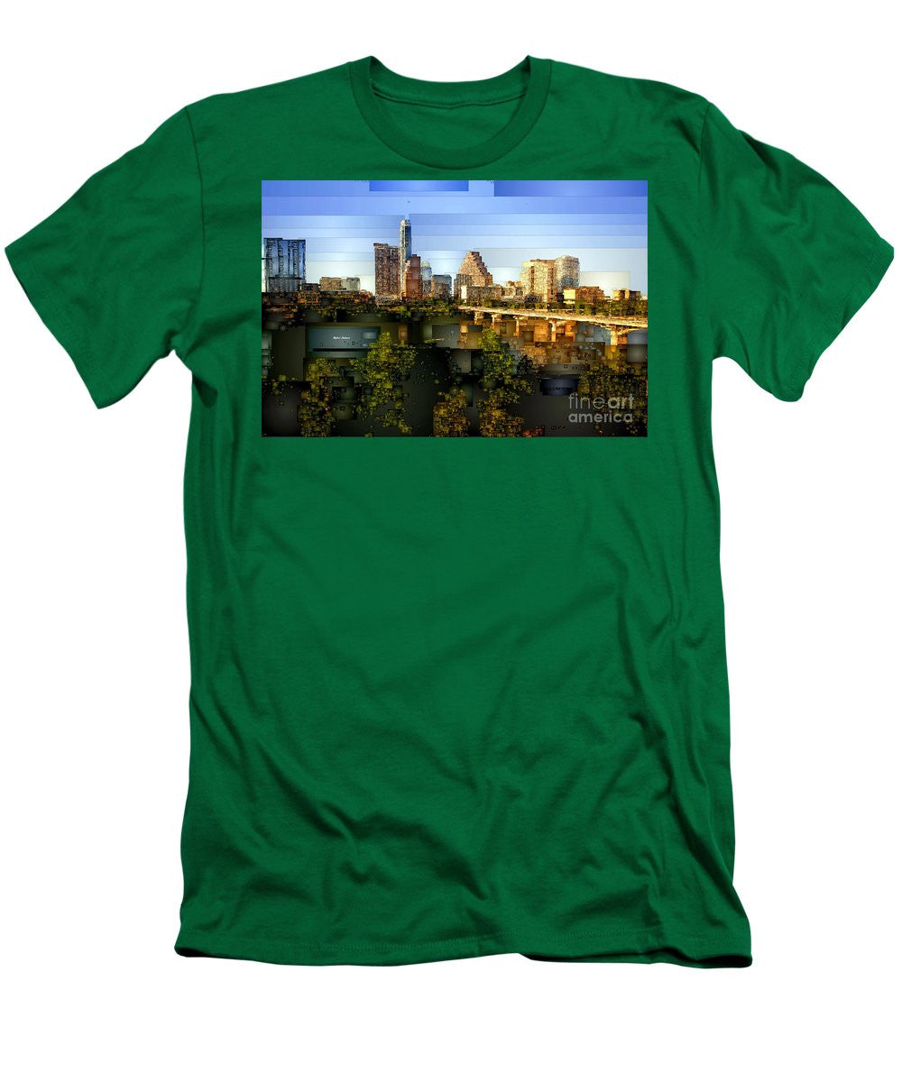 T-shirt pour homme (coupe ajustée) - Austin Skyline