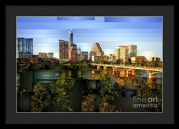 Framed Print - Austin Skyline