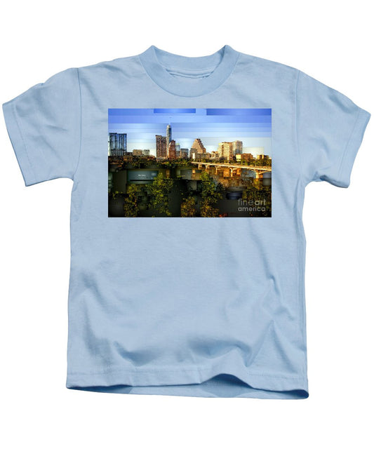 Kids T-Shirt - Austin Skyline